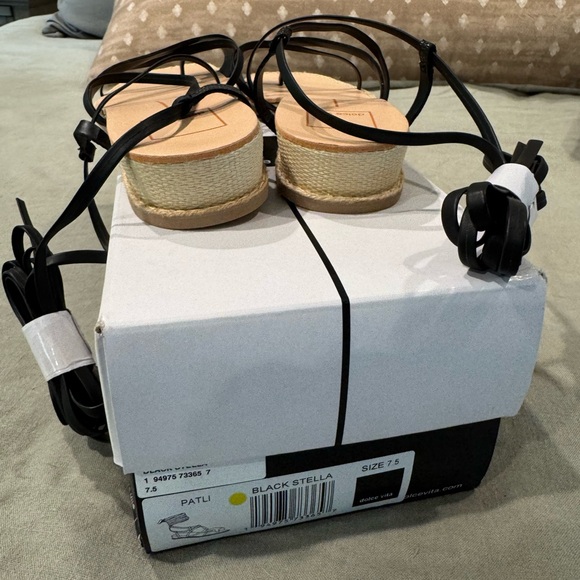 Dolce Vita Patli Lace Up Sandal - Stella Black - Picture 3 of 3